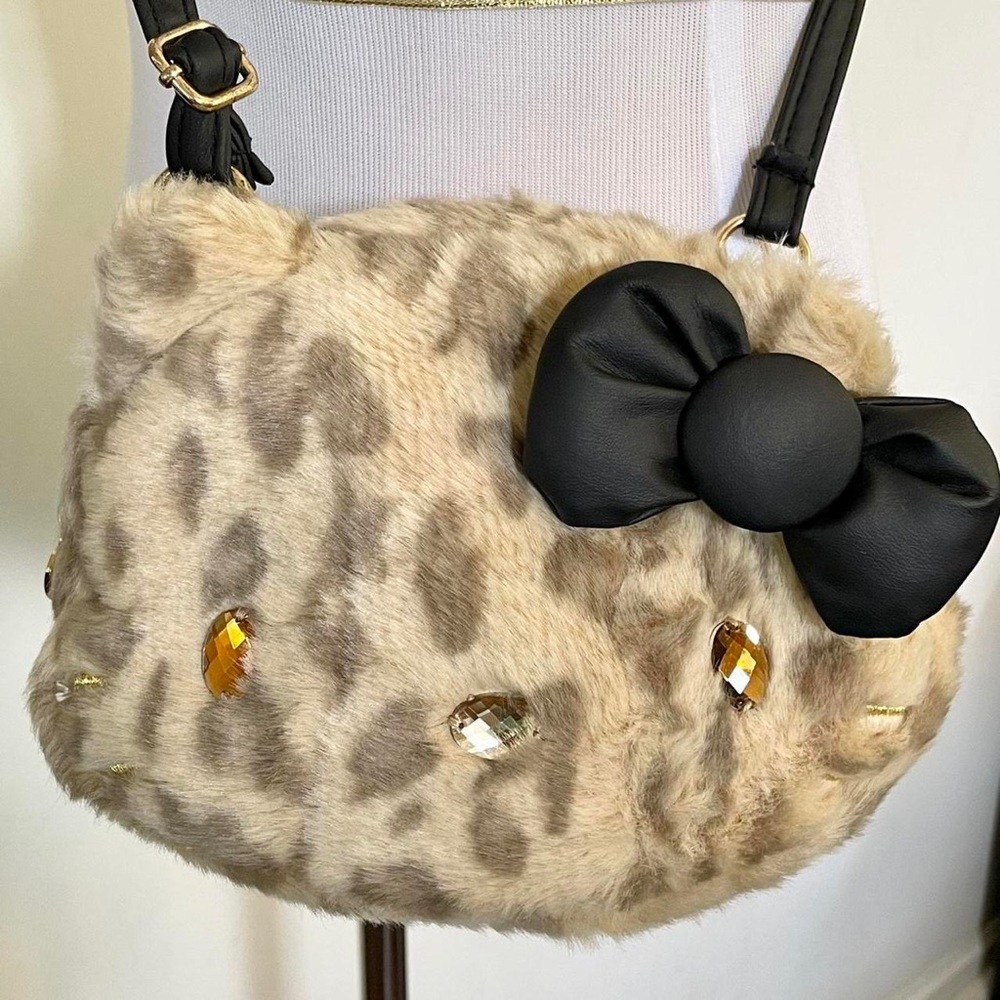 Hello Kitty leopard Plush Bag 💕CuTe💕